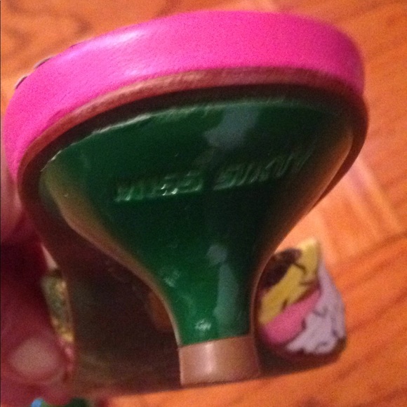 ☀️MISS SIXTY ☀️ multicolored summer shoes,size 39 - Picture 6 of 6